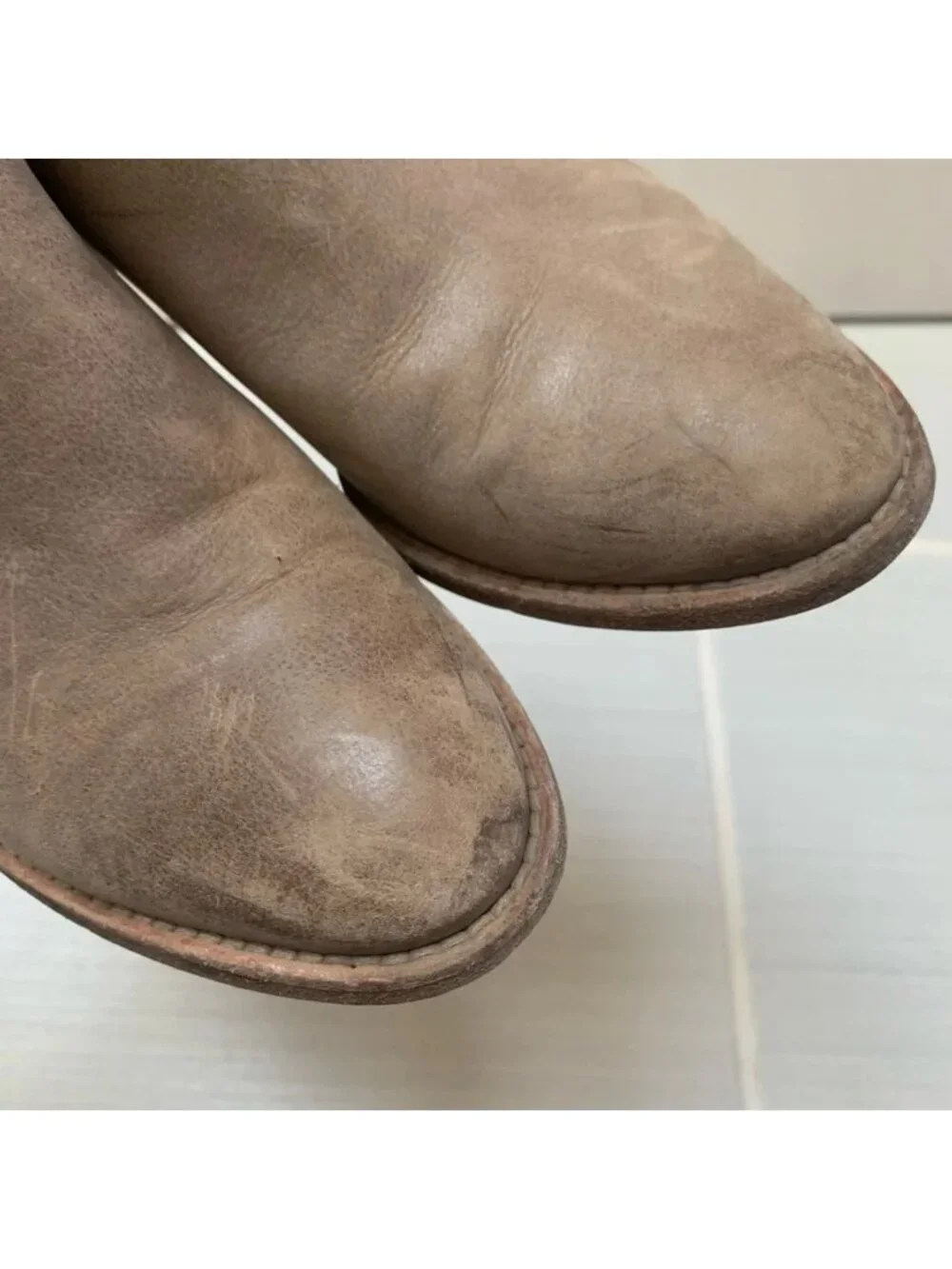 Aquatalia Leather  Tan Heeled Ankle Booties 6.5